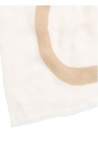 Calvin Klein Szal Bold Logo Cotton Hemp Scarf K60K612975 Écru. Materiał: materiał, bawełna