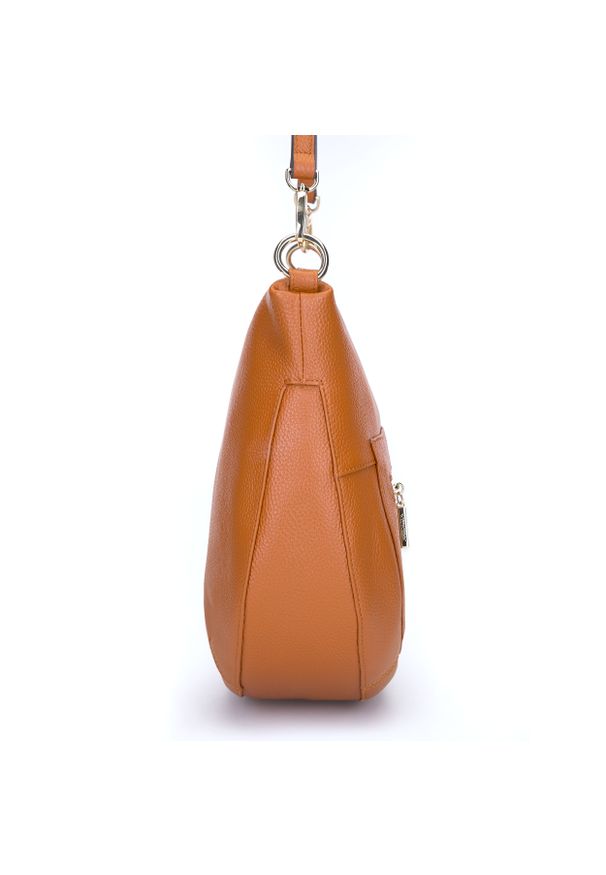 Wittchen - Torebka saddle bag na cienkim pasku. Wzór: haft, aplikacja. Sezon: lato. Dodatki: z haftem. Materiał: skórzane. Styl: elegancki, casual. Rodzaj torebki: na ramię