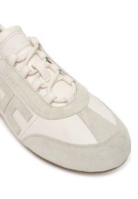 Elisabetta Franchi Sneakersy SA39G61E2 Écru. Materiał: skóra #4