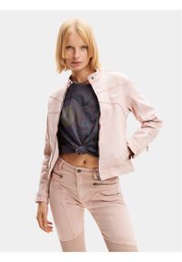 Desigual Kurtka jeansowa California 24SWED49 Różowy Regular Fit. Kolor: różowy. Materiał: bawełna