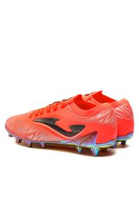 Joma Buty do piłki nożnej Striker Firm Ground STRIKW2407FG Koralowy. Kolor: pomarańczowy. Materiał: materiał