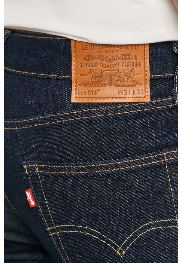 Levi's® - Levi's - Jeansy 514. Okazja: na spotkanie biznesowe. Kolor: niebieski. Styl: biznesowy