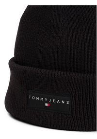 Tommy Jeans Czapka Tjm Linear Beanie AM0AM13666 Czarny. Kolor: czarny. Materiał: materiał, bawełna #4