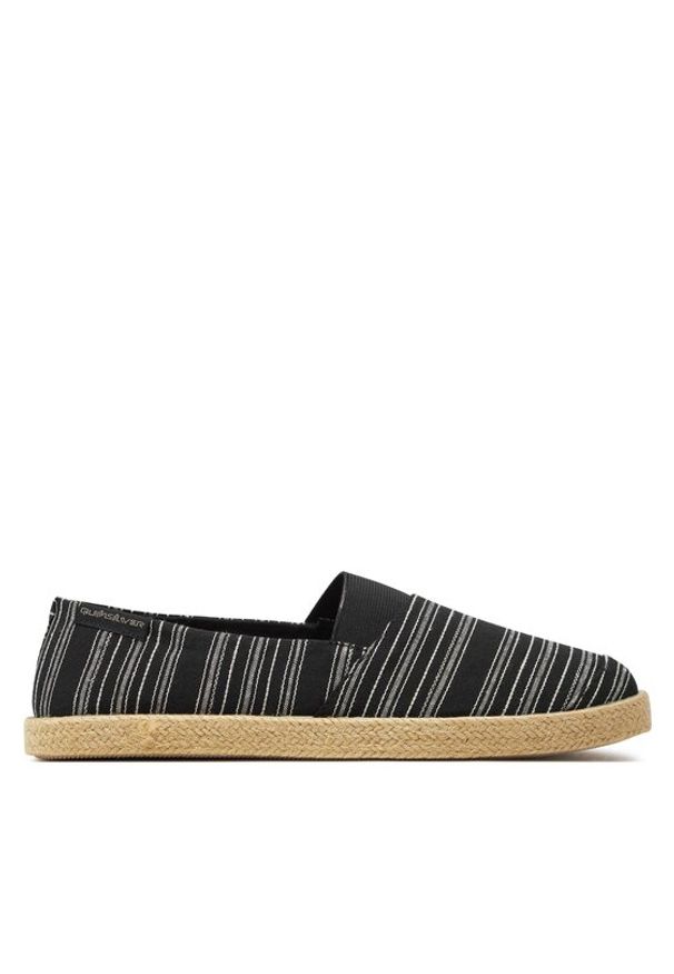 Quiksilver Espadryle AQYS700053 Czarny. Kolor: czarny. Materiał: materiał