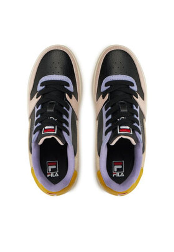 Fila Sneakersy Fxventuno L Wmn FFW0003.83447 Czarny. Kolor: czarny. Materiał: skóra