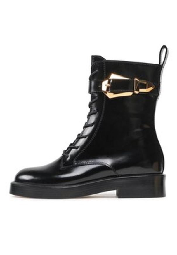 Alberta Ferretti Trzewiki 22251A6101 8005 Czarny. Kolor: czarny. Materiał: skóra
