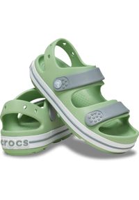 Sandały dziecięce Crocs CROCBAND CRUISER. Kolor: biały, zielony, wielokolorowy