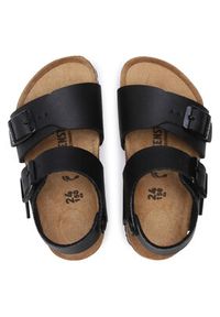 Birkenstock Sandały New York Kids Bs 187603 Czarny. Kolor: czarny. Materiał: skóra