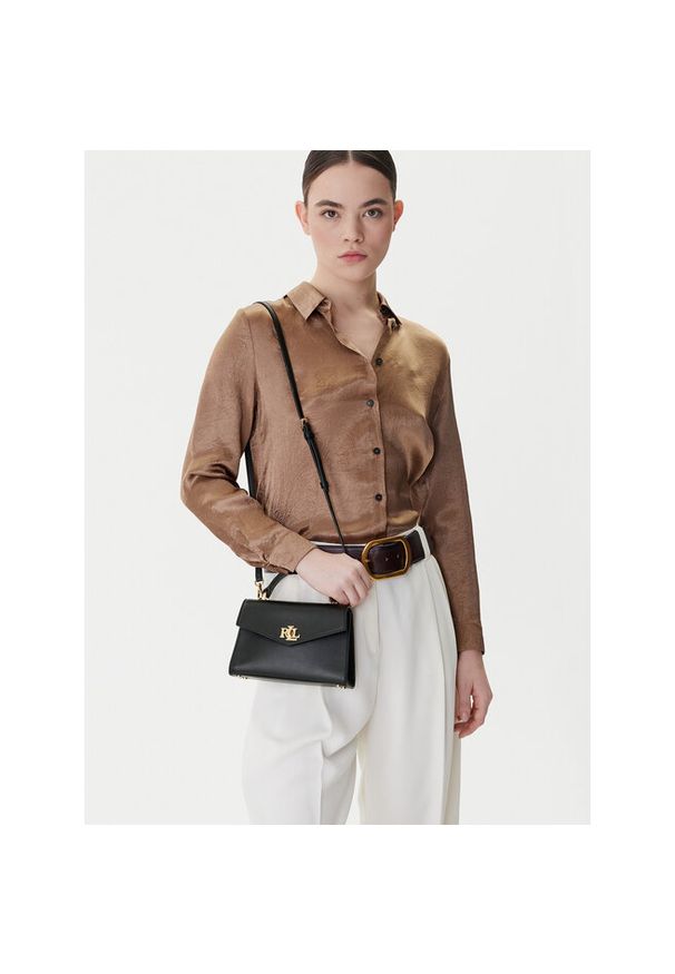 Lauren Ralph Lauren - Torebka LAUREN RALPH LAUREN. Kolor: czarny