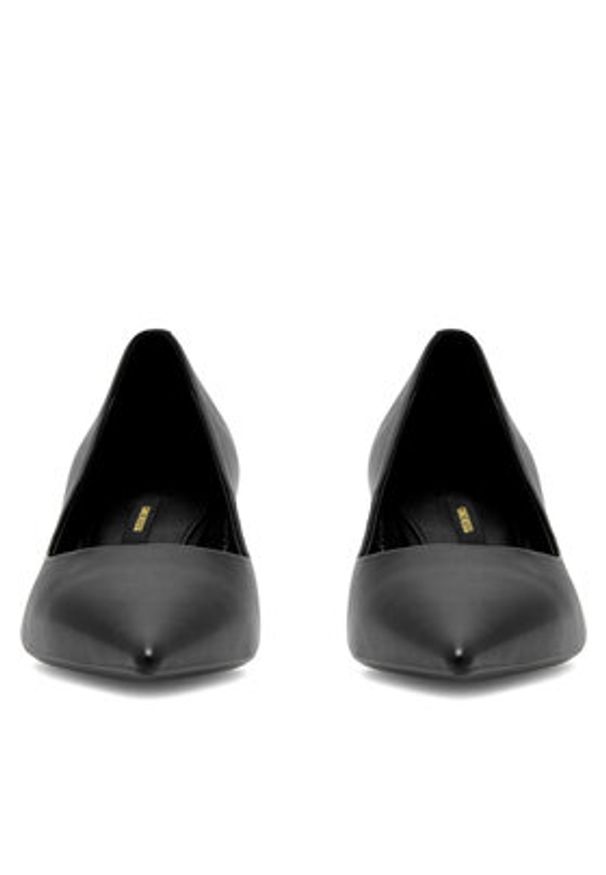 Gino Rossi - GINO ROSSI Czółenka V1339-803-8 Czarny. Kolor: czarny. Materiał: skóra. Obcas: na szpilce