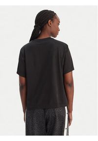 Adidas - adidas T-Shirt Firebird KD5574 Czarny Loose Fit. Kolor: czarny. Materiał: syntetyk #5
