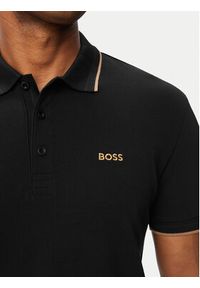 BOSS Polo Paddy 50469055 Szary Regular Fit. Typ kołnierza: polo. Kolor: szary. Materiał: bawełna #3