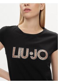 Liu Jo Sukienka codzienna VA4103 JS003 Czarny Regular Fit. Okazja: na co dzień. Kolor: czarny. Materiał: bawełna. Typ sukienki: proste. Styl: casual #3