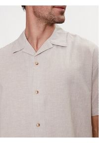 Jack & Jones - Jack&Jones Koszula Summer 12248382 Beżowy Relaxed Fit. Kolor: beżowy. Materiał: bawełna #5