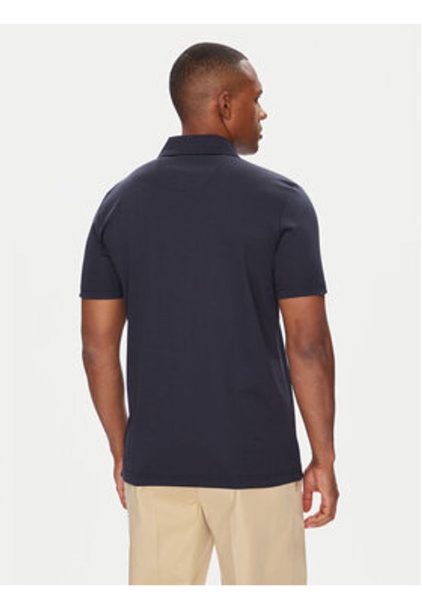 Baldessarini Polo B4 10044.5190 Granatowy Regular Fit. Typ kołnierza: polo. Kolor: niebieski. Materiał: bawełna