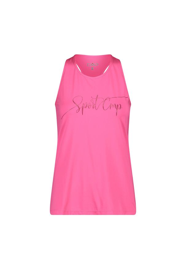 Damski tank top CMP. Kolor: czerwony, wielokolorowy, różowy. Długość rękawa: bez rękawów
