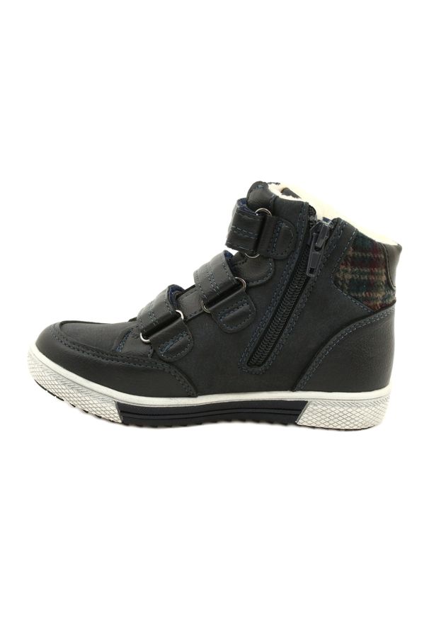 American Club Wysokie Buty Sportowe Z Futerkiem American GC19/21 Granatowe. Kolor: niebieski. Materiał: futro