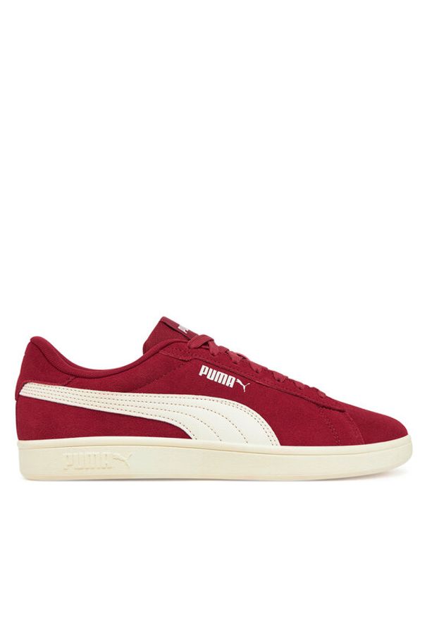 Puma Sneakersy Smash 3.0 390984 21 Bordowy. Kolor: czerwony. Materiał: zamsz, skóra