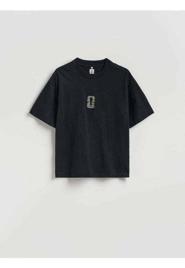 Reserved - T-shirt FIFA World Cup - czarny. Kolor: czarny. Materiał: bawełna, dzianina