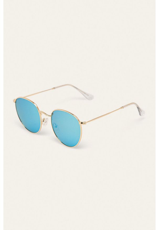 ANSWEAR - Answear - Okulary przeciwsłoneczne. Kolor: niebieski