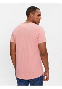 Tommy Jeans T-Shirt Jaspe DM0DM09587 Różowy Slim Fit. Kolor: różowy. Materiał: syntetyk