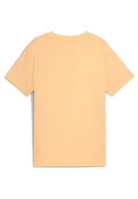 Koszulka Puma Ess 2 Color No.1 Logo Tee B, Dzieci. Kolor: pomarańczowy. Materiał: bawełna, materiał