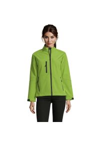 SOL'S - Kurtka Damska Roxy Soft Shell. Kolor: zielony