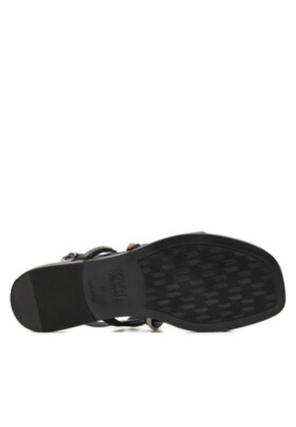 Karl Lagerfeld - KARL LAGERFELD Sandały KL87425 Srebrny. Kolor: srebrny. Materiał: syntetyk