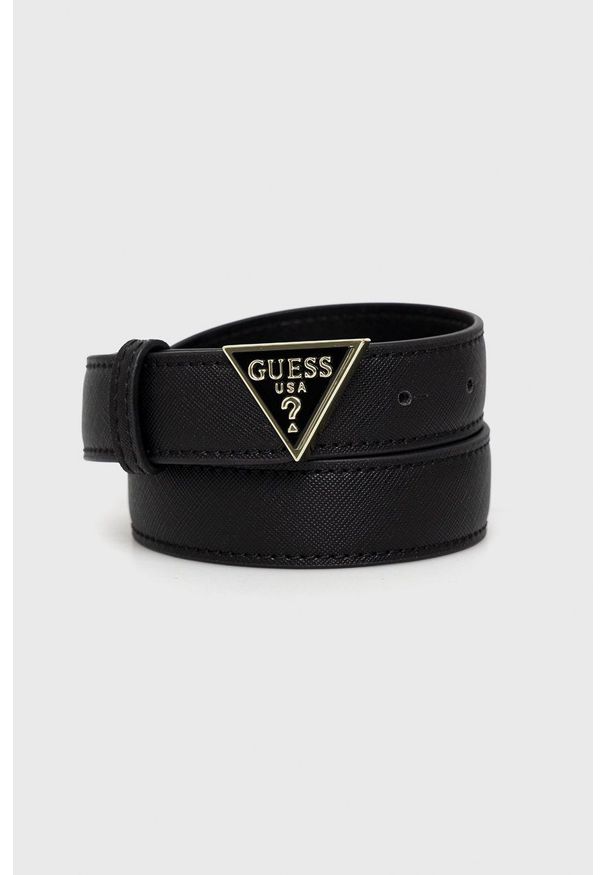 Guess pasek damski kolor czarny. Kolor: czarny