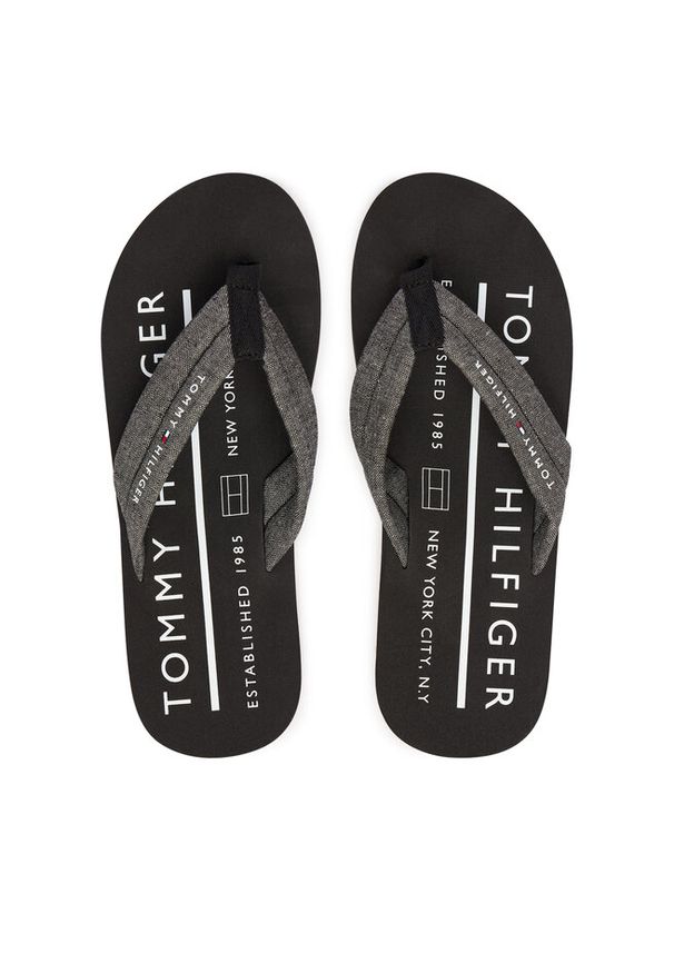 TOMMY HILFIGER - Japonki Tommy Hilfiger. Kolor: szary