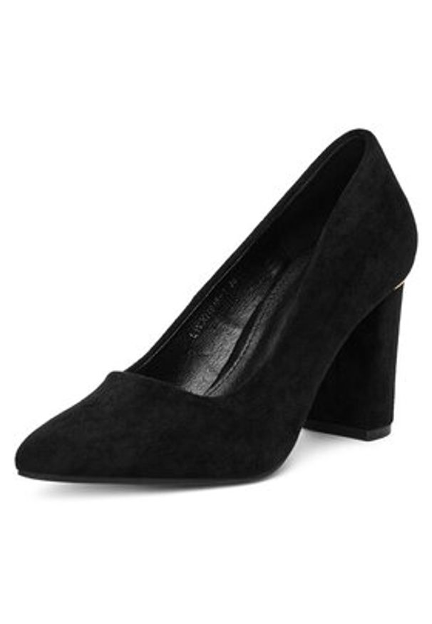 DeeZee Czółenka LWXH916-1 Czarny. Kolor: czarny. Materiał: materiał