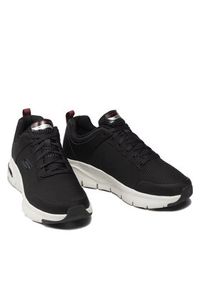 skechers - Skechers Sneakersy Titan 232200/BKW Czarny. Kolor: czarny. Materiał: materiał #3