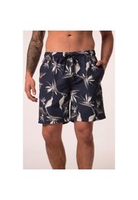 JAY-PI - Męskie Kąpielówki odzież plażowa nadruk na całej powierzchni do rozm. 8XL. Kolekcja: plus size. Kolor: niebieski. Materiał: poliester, materiał. Wzór: nadruk #1