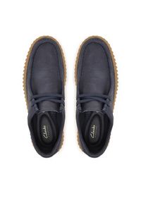 Clarks Sneakersy Torhill Lace 26186159 Granatowy. Kolor: niebieski. Materiał: skóra #6