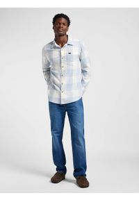 Lee - LEE MĘSKA KOSZULA LEE MERCANTILE SHIRT ECRU CONCRETE 112364144