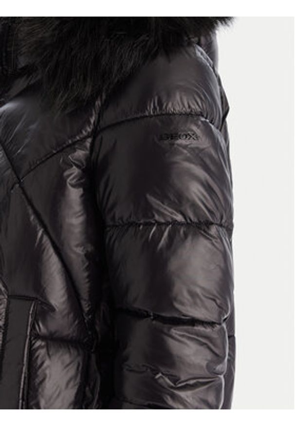 Geox Kurtka zimowa Backsie W5628S T3121 F9000 Czarny Oversize. Kolor: czarny. Materiał: syntetyk. Sezon: zima