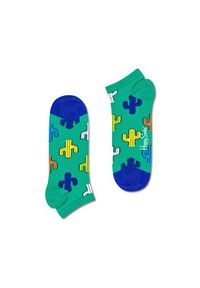 Happy-Socks - Happy Socks Skarpety Niskie Unisex CCT05-7303 Zielony. Kolor: zielony. Materiał: materiał, bawełna