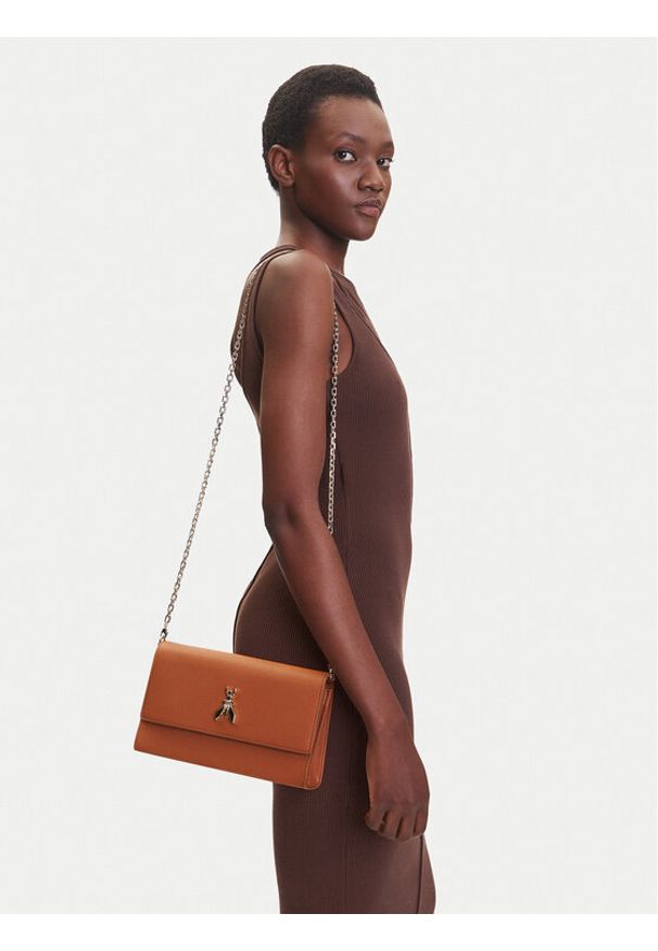 Patrizia Pepe Torebka 8B0069/L001-B815 Brązowy. Kolor: brązowy. Materiał: skórzane