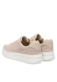 Guess Sneakersy FMFWIN SUE12 Beżowy. Kolor: beżowy. Materiał: zamsz, skóra