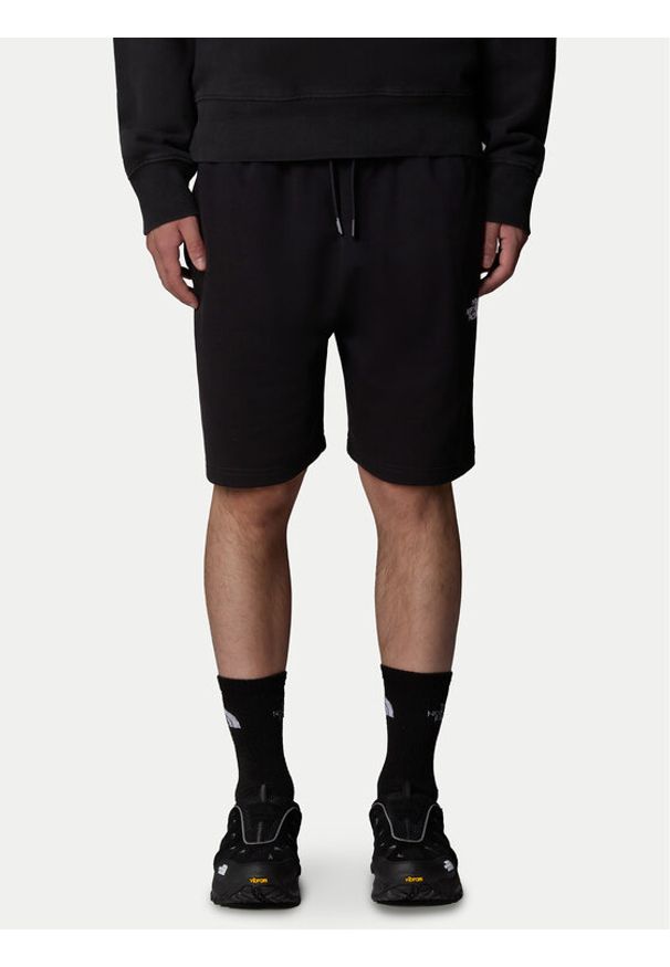 The North Face Szorty sportowe Essential NF0A8C2G Czarny Loose Fit. Kolor: czarny. Materiał: syntetyk. Styl: sportowy