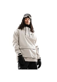 SIROKO - Męska kurtka snowboardowa Sporty zimowe Siroko W3 Haboob. Kolor: beżowy. Materiał: softshell, materiał. Sezon: zima. Sport: snowboard #1