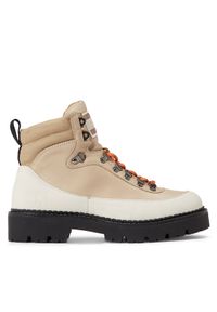 Tommy Jeans Trapery Tjm Boot Hiker EM0EM01252 Beżowy. Kolor: beżowy. Materiał: skóra