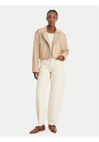 Hugo - HUGO Jeansy Gimine_5 50561201 Écru Barrel Fit #2