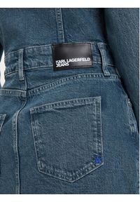 Karl Lagerfeld Jeans Spódnica jeansowa 245J1302 Niebieski Slim Fit. Kolor: niebieski. Materiał: bawełna #2