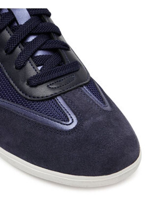 Geox Sneakersy D Myria B D5568B 01422 C4002 Granatowy. Kolor: niebieski. Materiał: zamsz, skóra