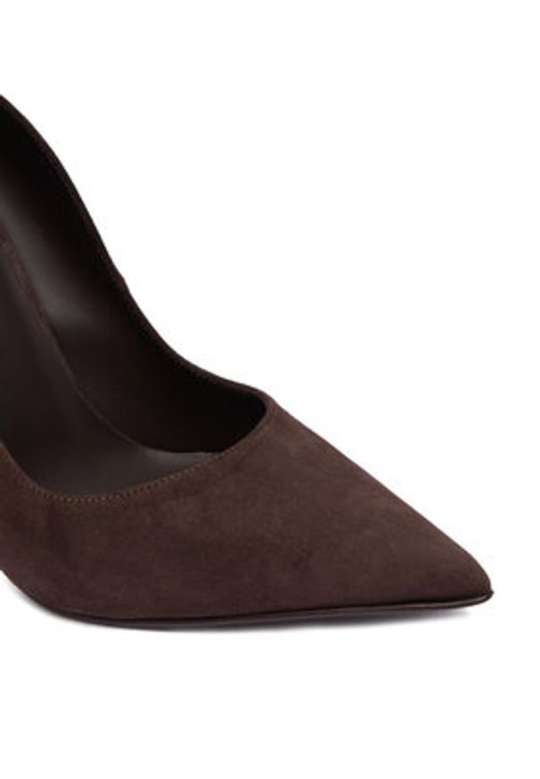 LE SILLA - Le Silla Szpilki 2102R100R1PPVEL Brązowy. Kolor: brązowy. Materiał: skóra, zamsz. Obcas: na szpilce