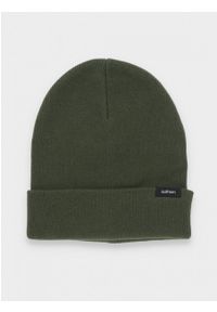 outhorn - Czapka beanie uniseks. Materiał: dzianina, bawełna. Wzór: aplikacja. Styl: klasyczny