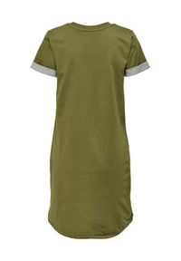 JDY Sukienka codzienna Ivy 15174793 Zielony Regular Fit. Okazja: na co dzień. Kolor: zielony. Materiał: bawełna, syntetyk. Typ sukienki: proste. Styl: casual #4