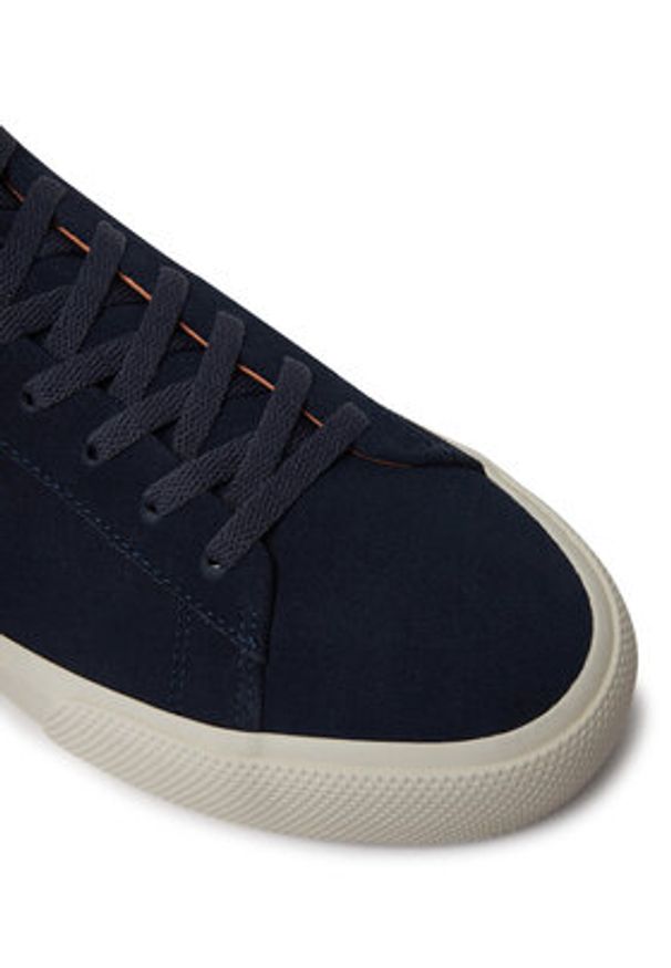 BOSS Sneakersy Aiden 50536521 Granatowy. Kolor: niebieski. Materiał: zamsz, skóra