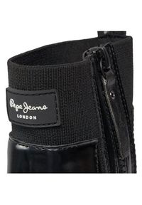 Pepe Jeans Botki Zip Boots PLS50479 Czarny. Kolor: czarny. Materiał: skóra #3